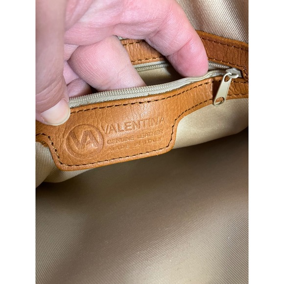Valentina ivory leather convertible backpack crossbody bag made in Italy modern main image 7